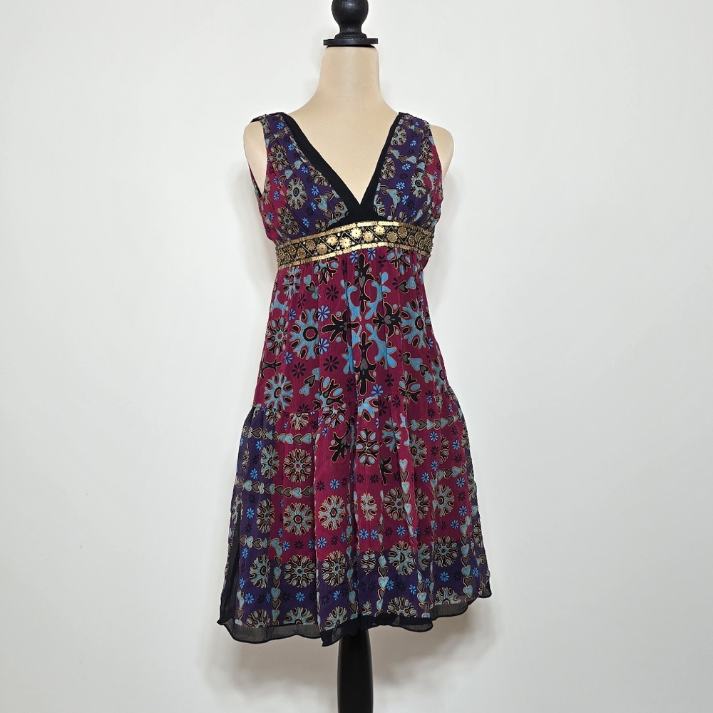 Nicole Miller Studio Silk Mini Dress
